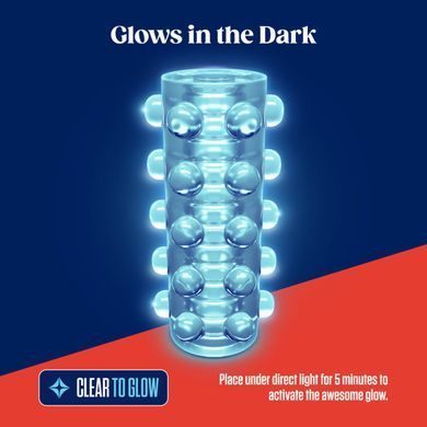 Мастурбатор Blush Rize &ndash; Swich Glow in the Dark Masturbator Clear, двусторонний, светится в темноте SO8832 фото
