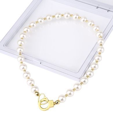Жемчужный ошейник с поводком LOCKINK Pearl Collar & Leash Set SX0910 фото