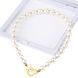 Жемчужный ошейник с поводком LOCKINK Pearl Collar & Leash Set SX0910 фото 5