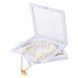 Жемчужный ошейник с поводком LOCKINK Pearl Collar & Leash Set SX0910 фото 6