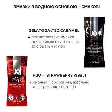 Набор из 8 видов смазок JO Beginner&rsquo;s Luck по 10 мл на водной, силиконовой и гибридной основе SO2095 фото
