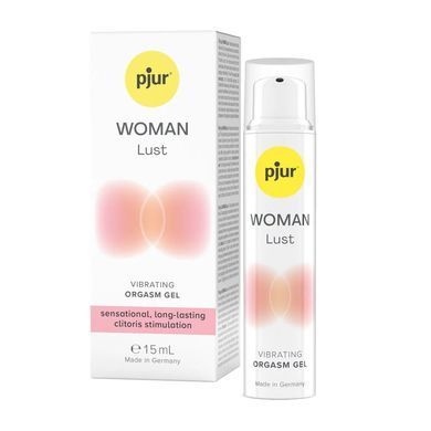 Жидкий вибратор для клитора pjur Woman Lust 15 мл, на водной основе, с эффектом мурашек SO9985 фото