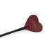 Шлепалка-сердечко Liebe Seele Wine Red Riding Crop with Heart-Shape Tip, натуральная кожа SO9458 фото 4