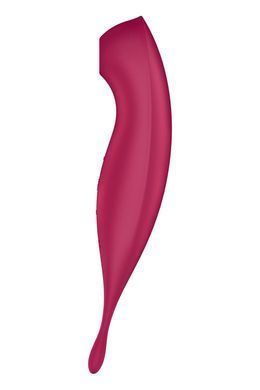 Смарт-вибратор для клитора с вакуумной стимуляцией Satisfyer Twirling Pro+ dark red SO6715 фото