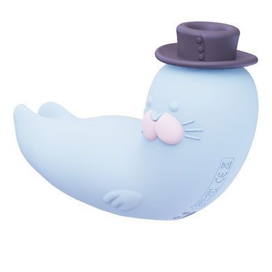 Вакуумный вибратор KISSTOY Franky Blue SO6549 фото