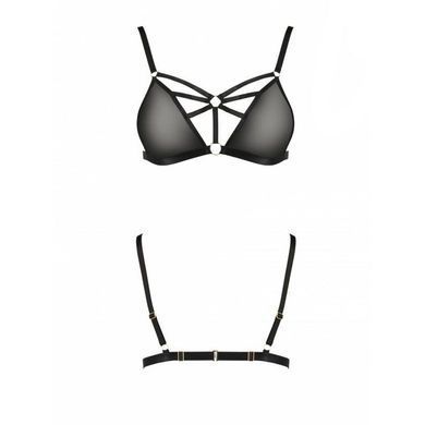 Бюстгальтер-стрепы Passion Exclusive Meggy Bra XXL/XXXL, black SO6419 фото