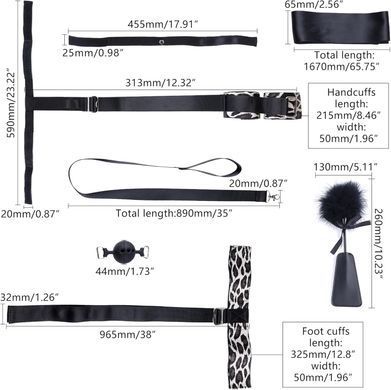 БДСМ-набор LOCKINK YEAHWOW Armbinder Restraint Set Black SX2843 фото