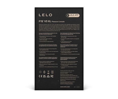 Смарт-мастурбатор LELO F1S V3 XL Red, увеличенный, 2 мотора, 8 режимов, стимуляция звуковыми волнами SX0705 фото