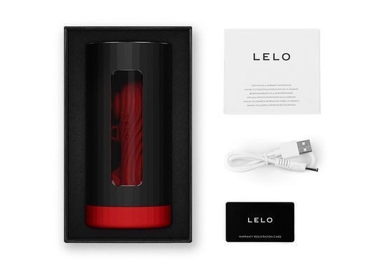 Смарт-мастурбатор LELO F1S V3 XL Red, увеличенный, 2 мотора, 8 режимов, стимуляция звуковыми волнами SX0705 фото