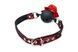 Кляп с розой Master Series: Eye-Catching Ball Gag With Rose, черно-красный SO8794 фото 4