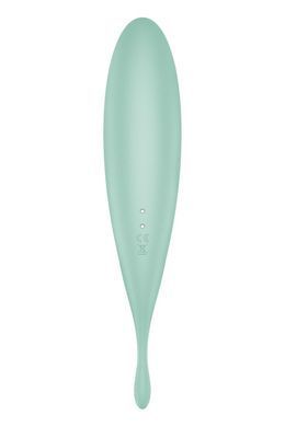 Смарт-вибратор для клитора с вакуумной стимуляцией Satisfyer Twirling Pro+ Mint SO6716 фото