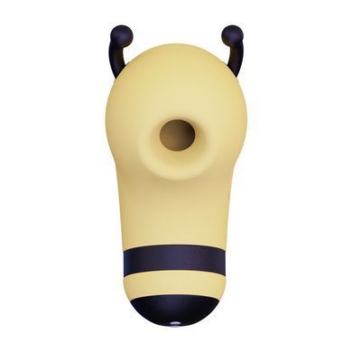 Вакуумный стимулятор с микротоками KISSTOY Beebe Yellow, на палец SO6550 фото