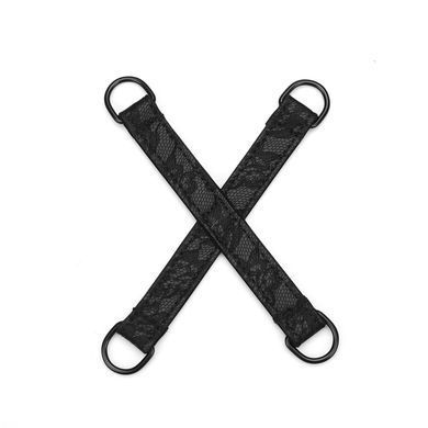 Набор Liebe Seele Black Lace and Neoprene 11pcs Bondage Kit, анальная пробка с кристаллом, вибропуля SO9509 фото
