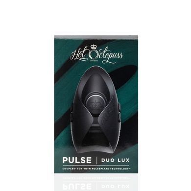 Игрушка для пар Hot Octopuss PULSE DUO LUX, пульсация+вибрация, использование без рук, 2 пульта SO8730 фото