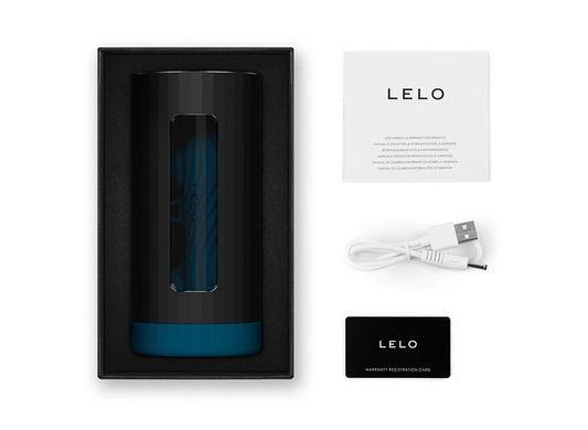 Смарт-мастурбатор LELO F1S V3 XL Teal, увеличенный, 2 мотора, 8 режимов, стимуляция звуковыми волнами SX0706 фото