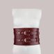 Кожаный пояс для бондажа Liebe Seele Wine Red Waist Cuff, S Size SO9460 фото 7