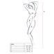 Бодистокинг Passion BS061 red, комбинезон, имитация чулок PBS061R фото 4