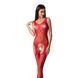 Бодистокинг Passion BS061 red, комбинезон, имитация чулок PBS061R фото 1