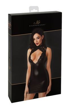 Платье Noir Handmade F343 Powerwetlook and lace mini skirt - 3XL SX2076 фото