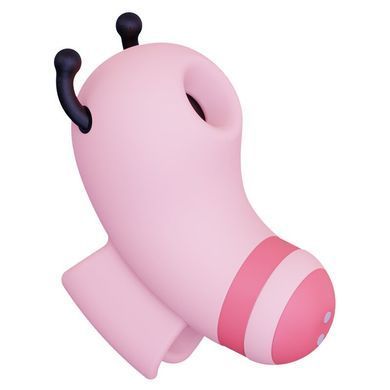 Вакуумный стимулятор с микротоками KISSTOY Beebe Pink, на палец SO6551 фото