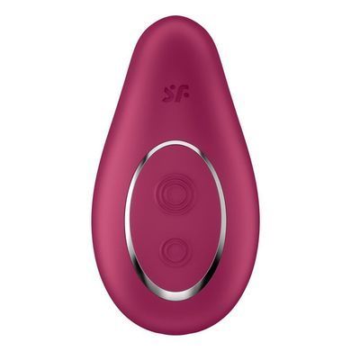 Вибратор Satisfyer Dipping Delight Berry, 2 мотора, гибкий кончик SO6990 фото