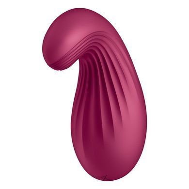 Вибратор Satisfyer Dipping Delight Berry, 2 мотора, гибкий кончик SO6990 фото