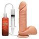 Кончающий фаллоимитатор Doc Johnson The D ULTRASKYN Perfect D Squirting &ndash; 7 Inch, диаметр 4,3 см SO9547 фото 1
