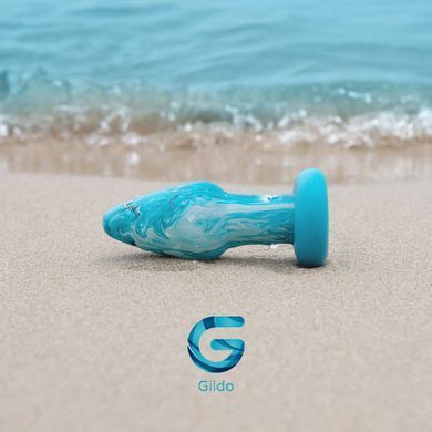 Стеклянная анальная пробка Gildo Ocean Curl, макс. диаметр 4 см SO8895 фото