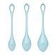 Набор йони бусин Satisfyer Yoni Power 2 Light Blue, диаметр 2-2,5-3см, вес 22-44-73гр SO5548 фото 4