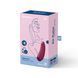 Вакуумный клиторальный стимулятор Satisfyer Curvy 1+ Rose Red с управлением через интернет SO3780 фото 7
