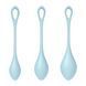Набор йони бусин Satisfyer Yoni Power 2 Light Blue, диаметр 2-2,5-3см, вес 22-44-73гр SO5548 фото 3