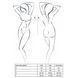 Боди Passion MELANIA BODY L/XL, black EL16301 фото 5