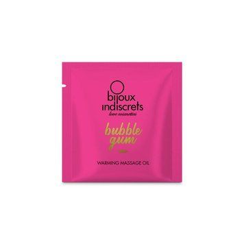 Пробник разогревающего масла Bijoux Indiscrets Light my Fire &ndash; Strawberry Bubblegum SO9344 фото