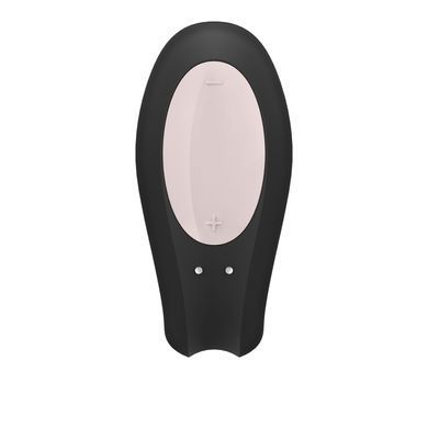 Смарт-вибратор для пар Satisfyer Double Joy Black с широким клиторальным стимулятором SO3898 фото