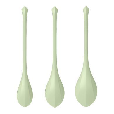 Набор йони-бусин Satisfyer Yoni Power 2 Light Green, диаметр 2-2,5-3 см, масса 22-44-73 г SO5549 фото