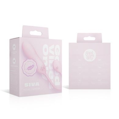Виброяйцо Good Vibes Only - SIVA Bullet Vibrator Soft Silicone - Pink SX3077 фото