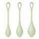 Набор йони-бусин Satisfyer Yoni Power 2 Light Green, диаметр 2-2,5-3 см, масса 22-44-73 г SO5549 фото 3