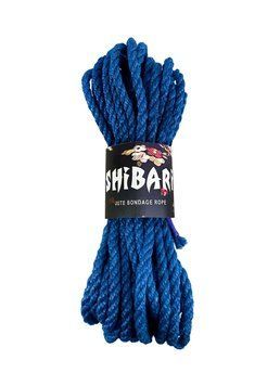 Джутовая веревка для Шибари Feral Feelings Shibari Rope, 8 м синяя SX2515 фото