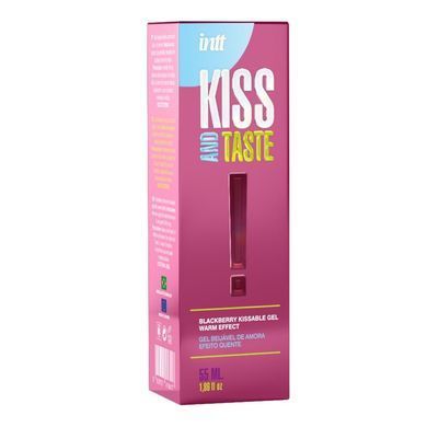 Массажный гель Intt KISS AND TASTE! (55 мл) со вкусом ежевики SX2660 фото