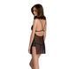 Сорочка Passion DELIENA CHEMISE XXL/XXXL black, стринги с заниженной талией SO8420 фото 2