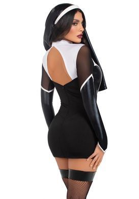 Костюм монашки Leg Avenue Holy Hottie Dress XS SX2792 фото