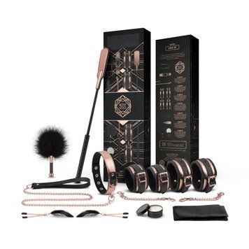 Шикарный набор для BDSM Rosy Gold &ndash; Nouveau BDSM set, 9 аксессуаров SO8898 фото