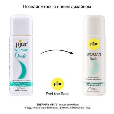 Смазка на водной основе pjur Woman Nude 30 мл, без консервантов, парабенов, глицерина PJ11850 фото
