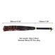 Флоггер LOCKINK SEVANDA Red & Black Braided Tail Flogger SX0876 фото 6