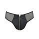 Мужские слипы на молнии Passion 042 SLIP TIMMY S/M Black, экокожа, сетка SO7598 фото 5