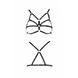 Бюстгальтер-стрепы Passion Exclusive ARMANDA BRA S/M, black PS26802 фото 5