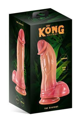 Фэнтезийный фаллоимитатор Kong Silicone The BigFoot, длина 21,5 см, диаметр 5,5 см SO9942 фото