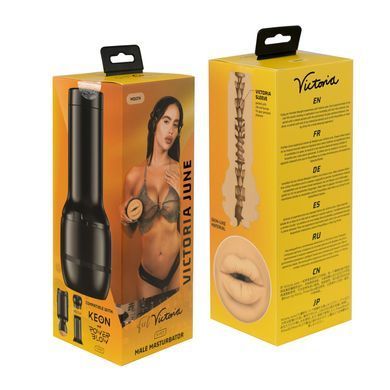 Мастурбатор Kiiroo Feel Victoria June Mouth Stroker PBC, совместимый с PowerBlow и Keon SO9361 фото