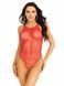 Боди-сетка Leg Avenue Net snap crotch tank bodysuit Red, One Size SX1708 фото 1