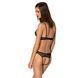 Комплект из браллета с ажурным лифом и открытыми трусиками Passion CHRISTA SET Open Bra S/M black SO5760 фото 2